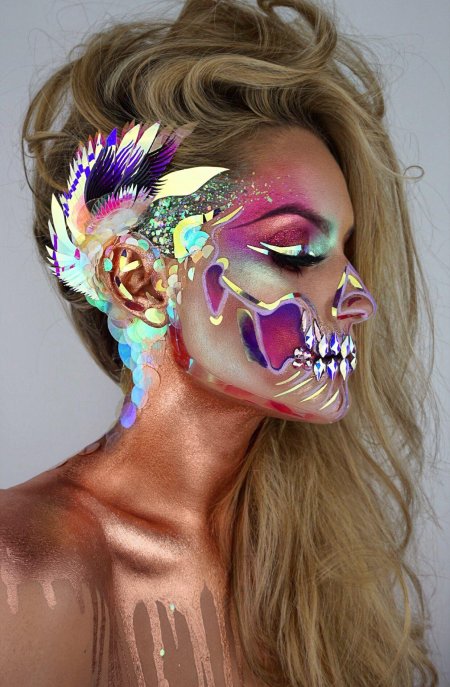 Грим на лице