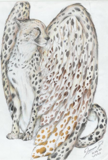 Гепард рисунок