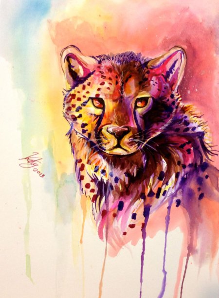 Гепард арт