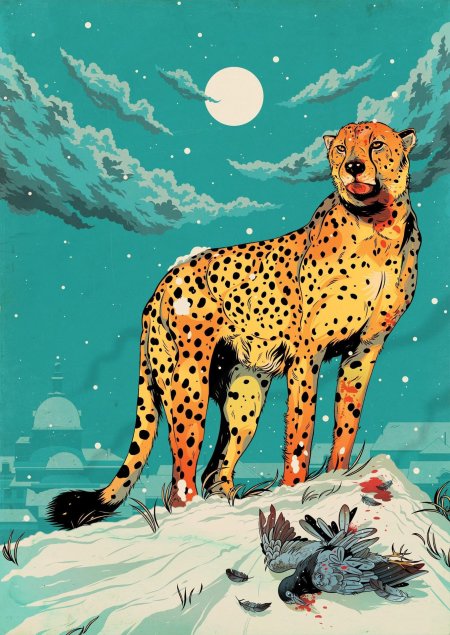 Гепард арт