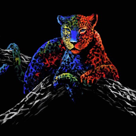 Леопард картина