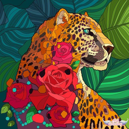 Картины по номерам леопард