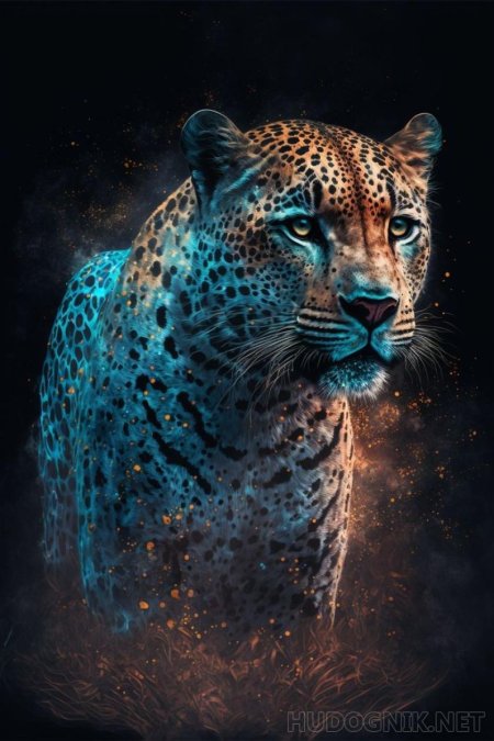 Леопард картина