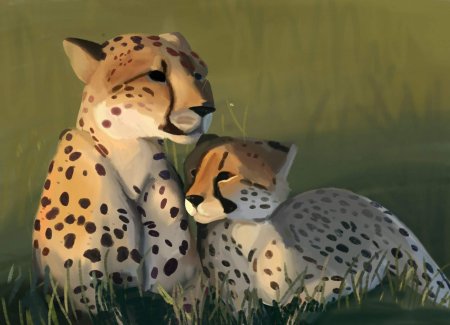 Вилд крафт гепард арт