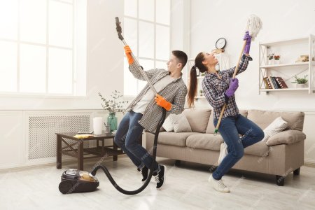 Убираюсь дома