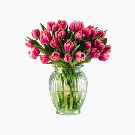 Букет тюльпанов в вазе