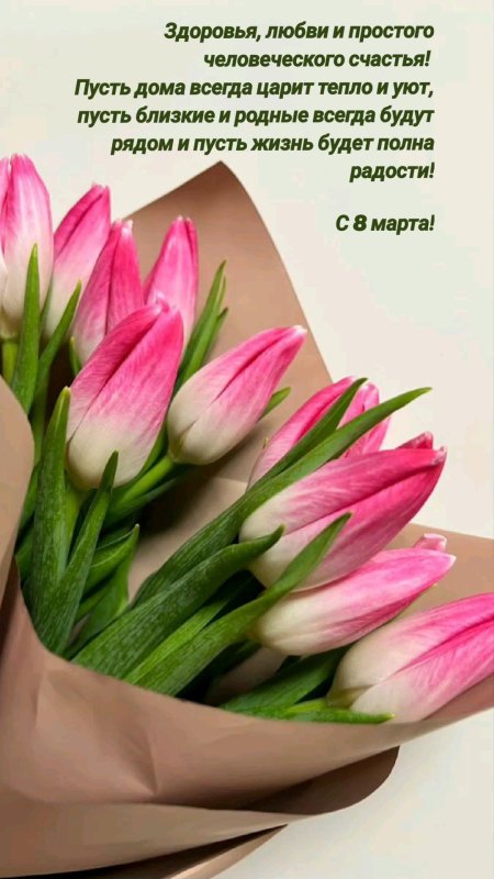 Тюльпан на 8 марта
