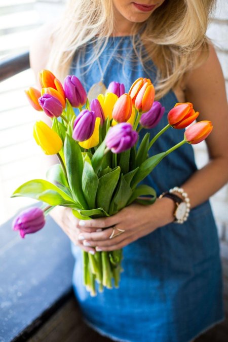 Букет тюльпан