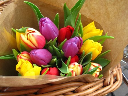 Букет тюльпан
