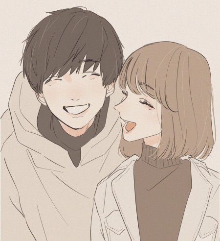 Пары аниме милые