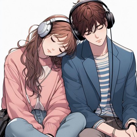 Аниме милая пара