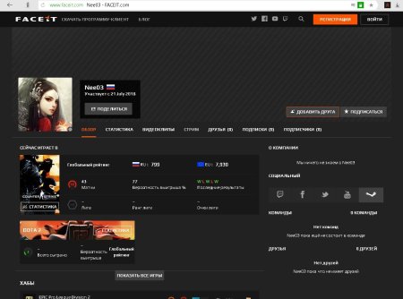 Фейсит аккаунт