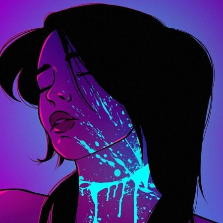 Девушка в неоне