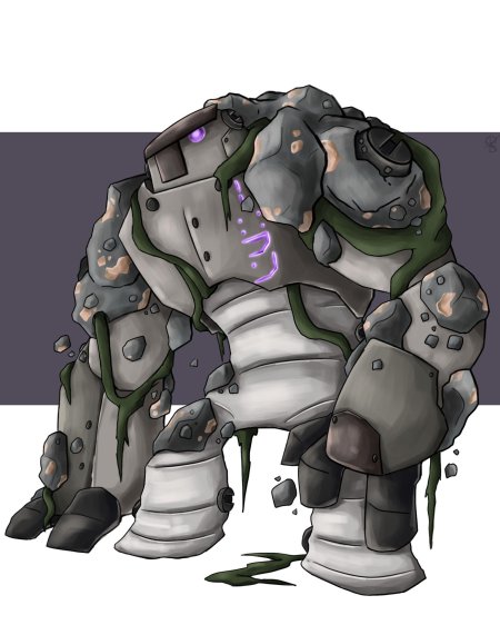 Голем элементаль земли камня