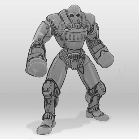 Голем железный