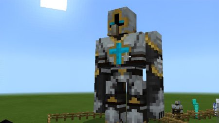 Голем рыцарь майнкрафт