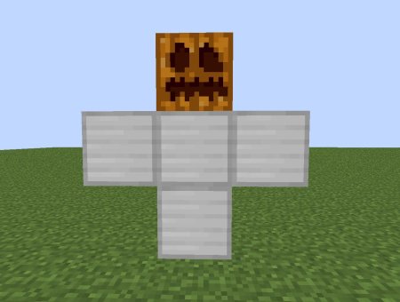 Железный голем в майнкрафт крафт