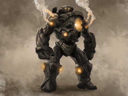 Стимпанк голем