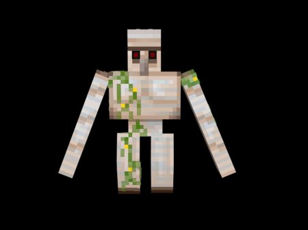 Майнкрафт железный голем мутант