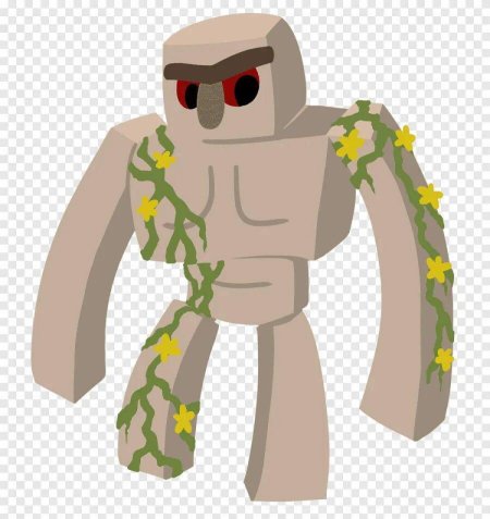 Железный голем в майнкрафт