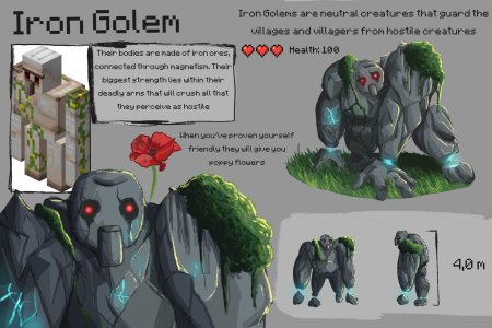 Голем элементаль земли камня