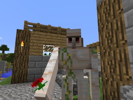 Железный голем в майнкрафт