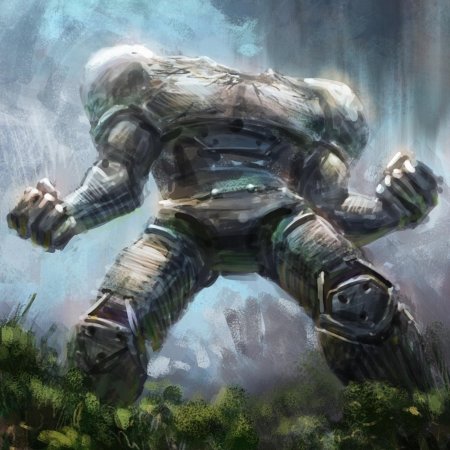 Железный голем арт