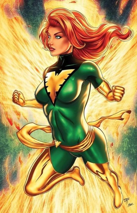 Женщина феникс марвел
