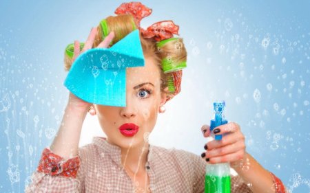 Удивленная домохозяйка