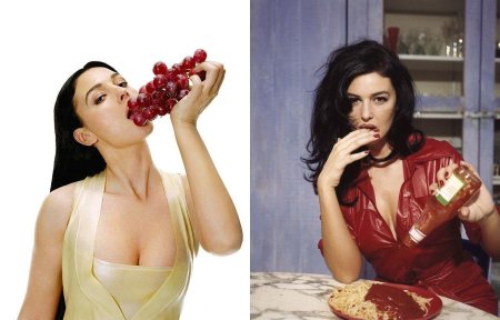 Моника беллуччи спагетти