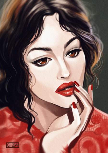 Моника беллуччи портрет