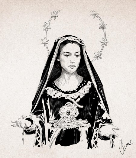 Моника беллуччи дева мария