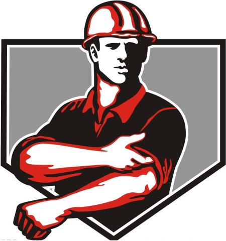 Строитель логотип