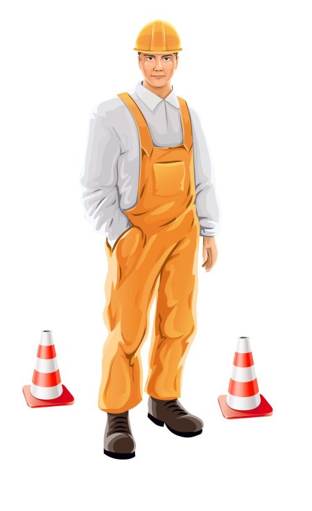 Строители в касках