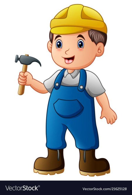 Строитель мультяшный