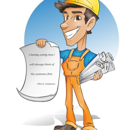 Строитель мультяшный