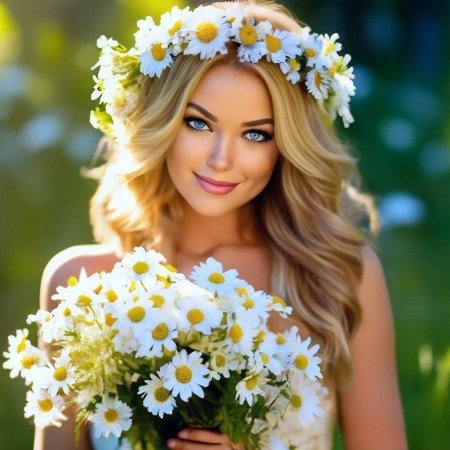 Венок из ромашек