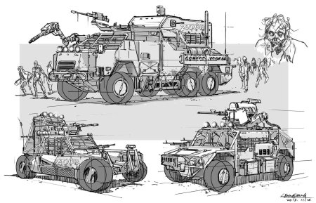 Машина для зомби апокалипсиса