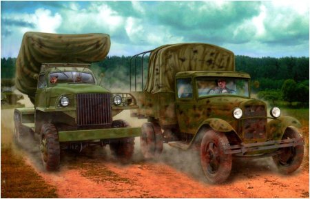 Грузовик полуторка газ аа