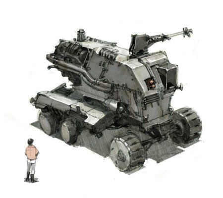 Инженерная машина концепт арт