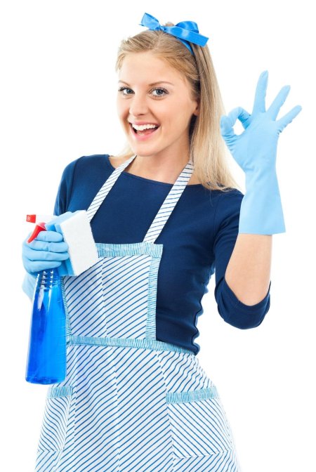 Клининг девушка