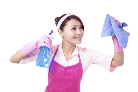 Азиатки уборка