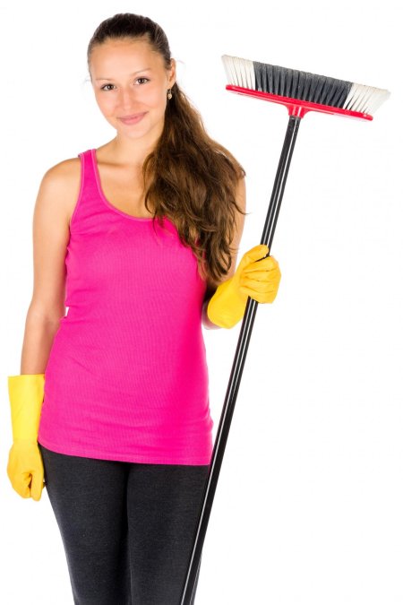 Женщина уборщица