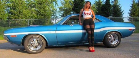 Додж челленджер девушки