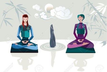 Йога иллюстрации