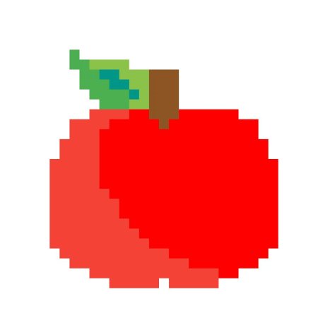 Пиксельное яблоко