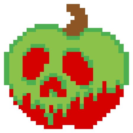 Яблоко пиксель