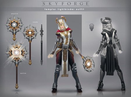 Арты друида из «Skyforge»