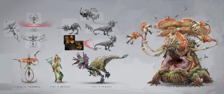 Концепт механоиды skyforge