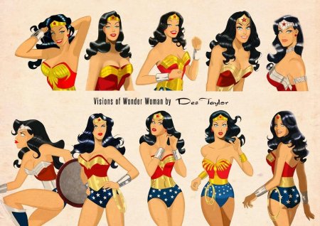 Эволюция чудо женщины